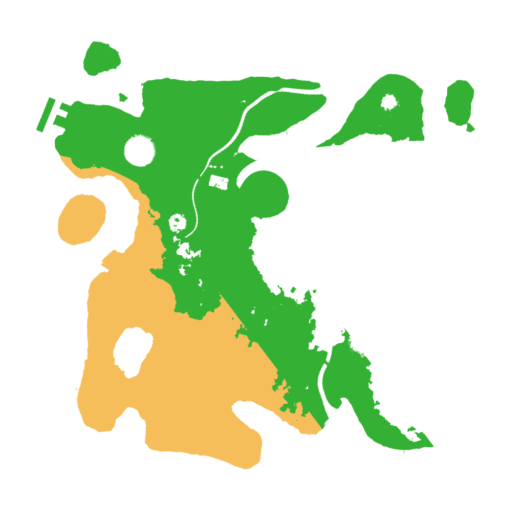 Biome Rust Map: Procedural Map, Size: 3000, Seed: 82754