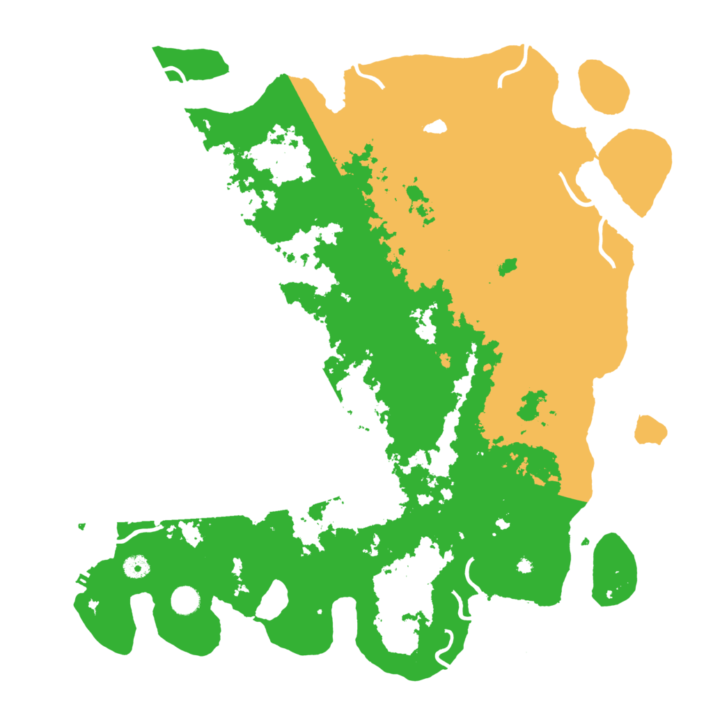 Biome Rust Map: Procedural Map, Size: 4350, Seed: 1348367890