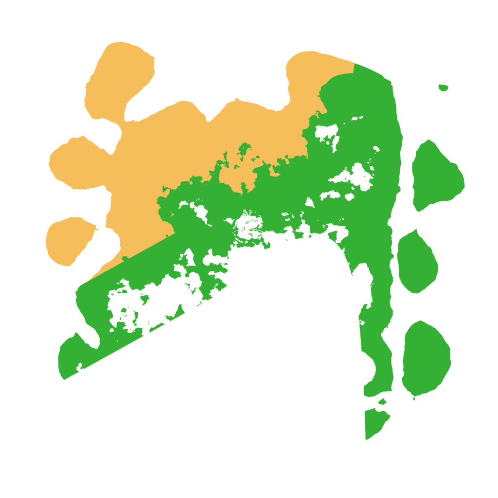 Biome Rust Map: Barren, Size: 3000, Seed: 3113