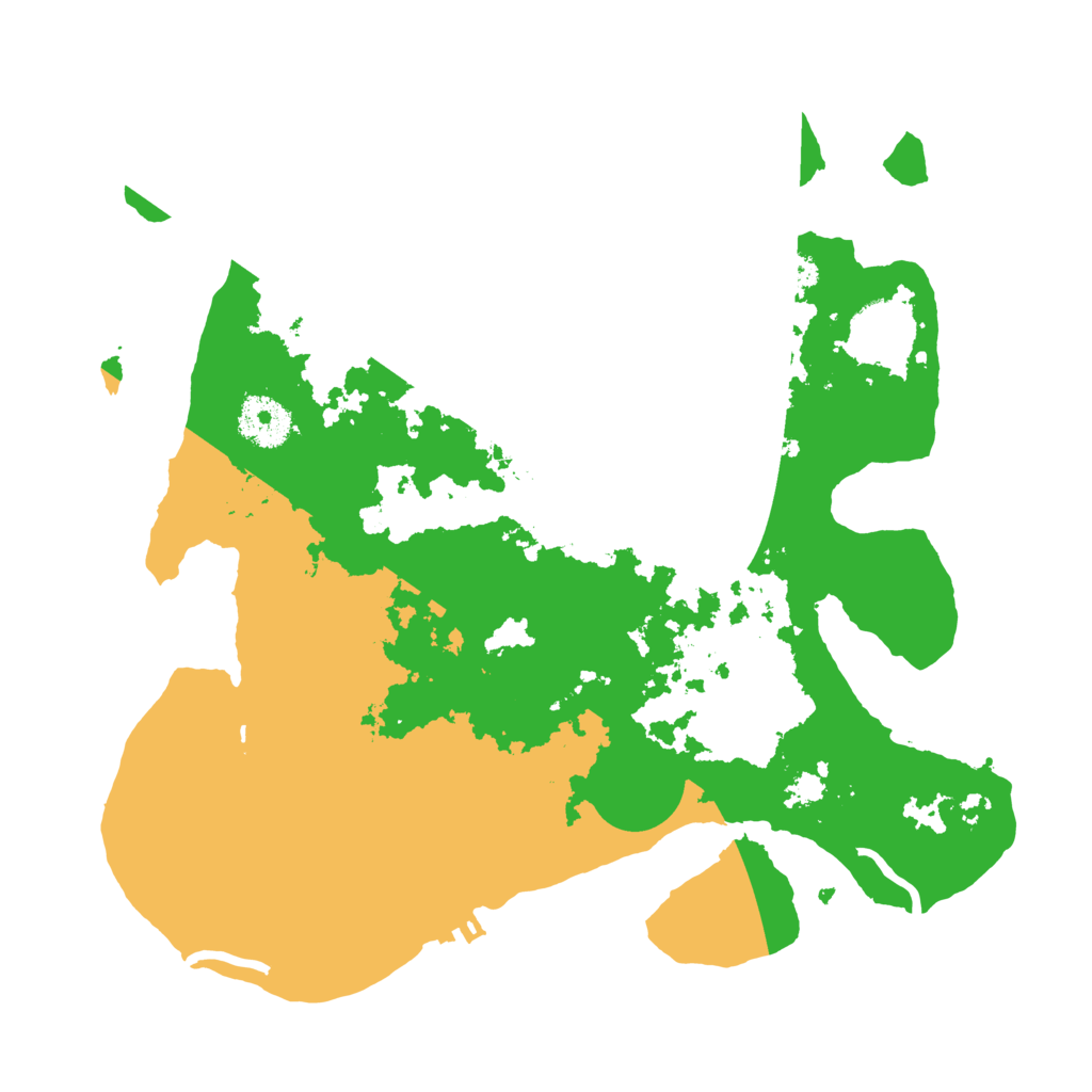 Biome Rust Map: Procedural Map, Size: 3200, Seed: 6177578