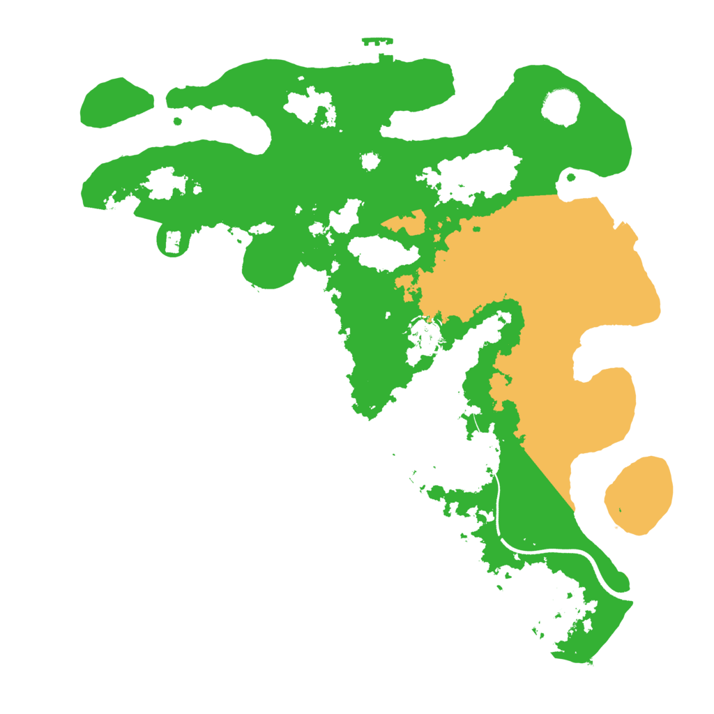 Biome Rust Map: Procedural Map, Size: 3500, Seed: 705006877