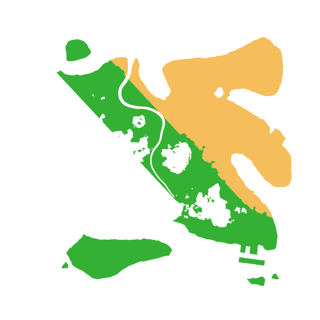Biome Rust Map: Procedural Map, Size: 2500, Seed: 567