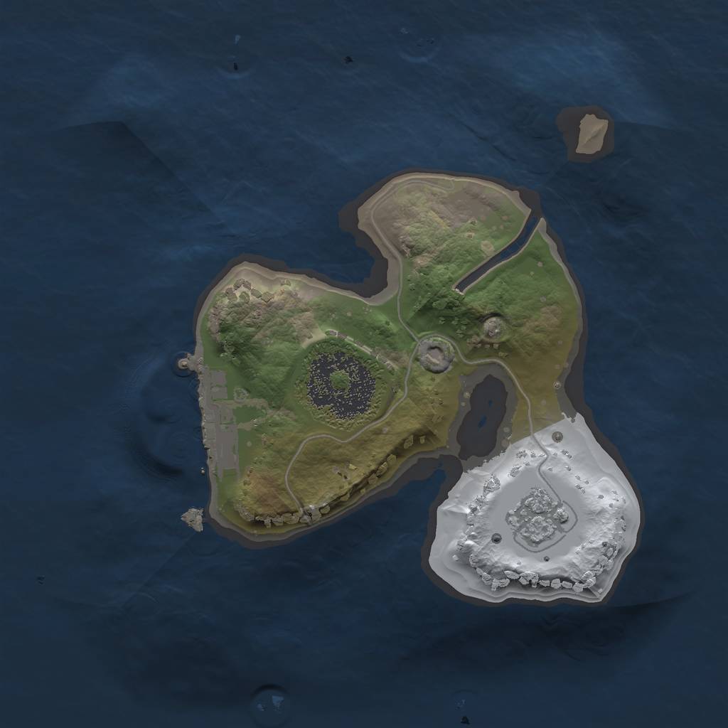 Rust Map: Procedural Map, Size: 1600, Seed: 1521512, 6 Monuments