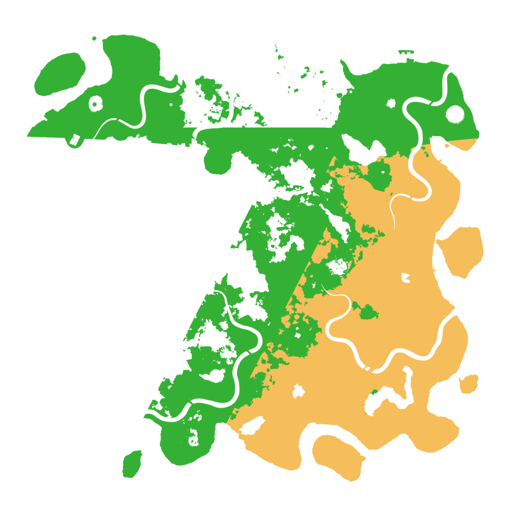 Biome Rust Map: Procedural Map, Size: 5000, Seed: 12930