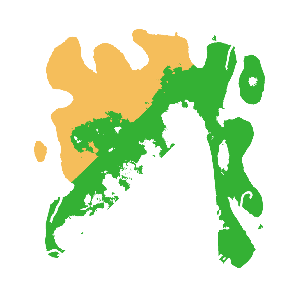 Biome Rust Map: Procedural Map, Size: 3000, Seed: 29857463