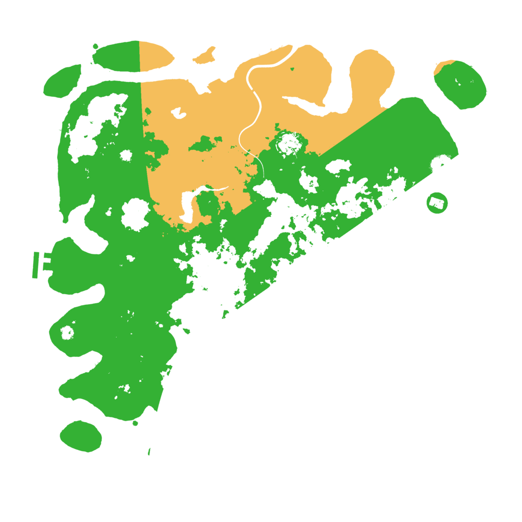 Biome Rust Map: Procedural Map, Size: 4000, Seed: 3678910