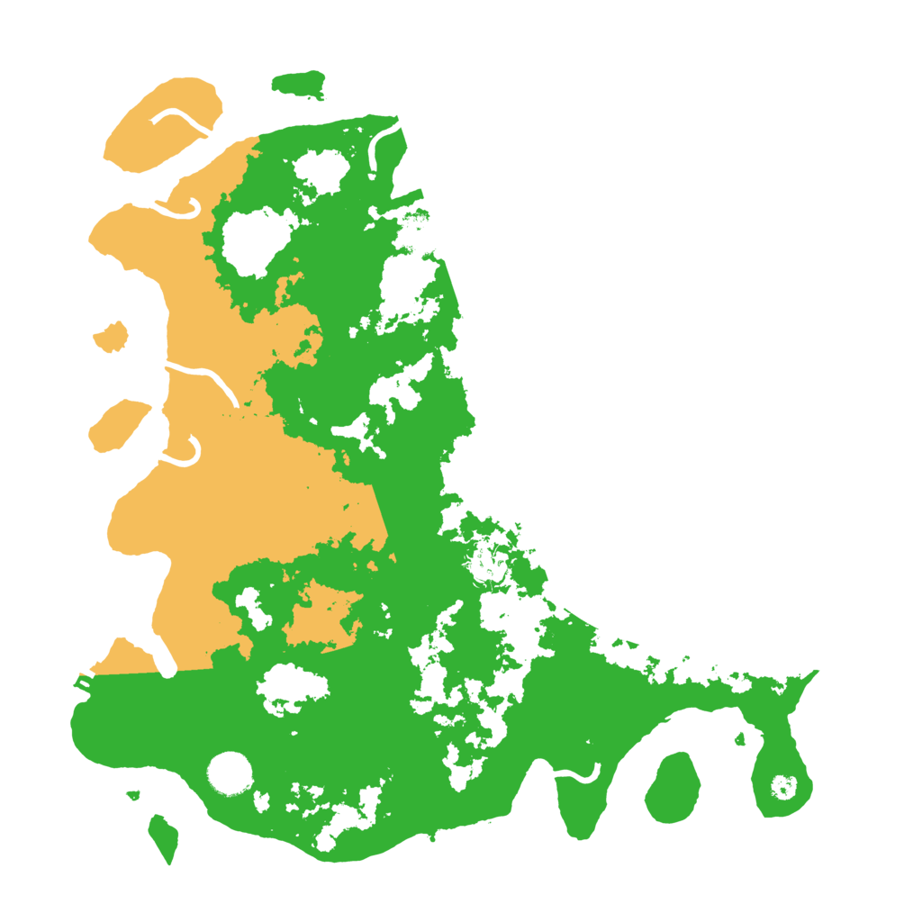 Biome Rust Map: Procedural Map, Size: 3700, Seed: 1267003355