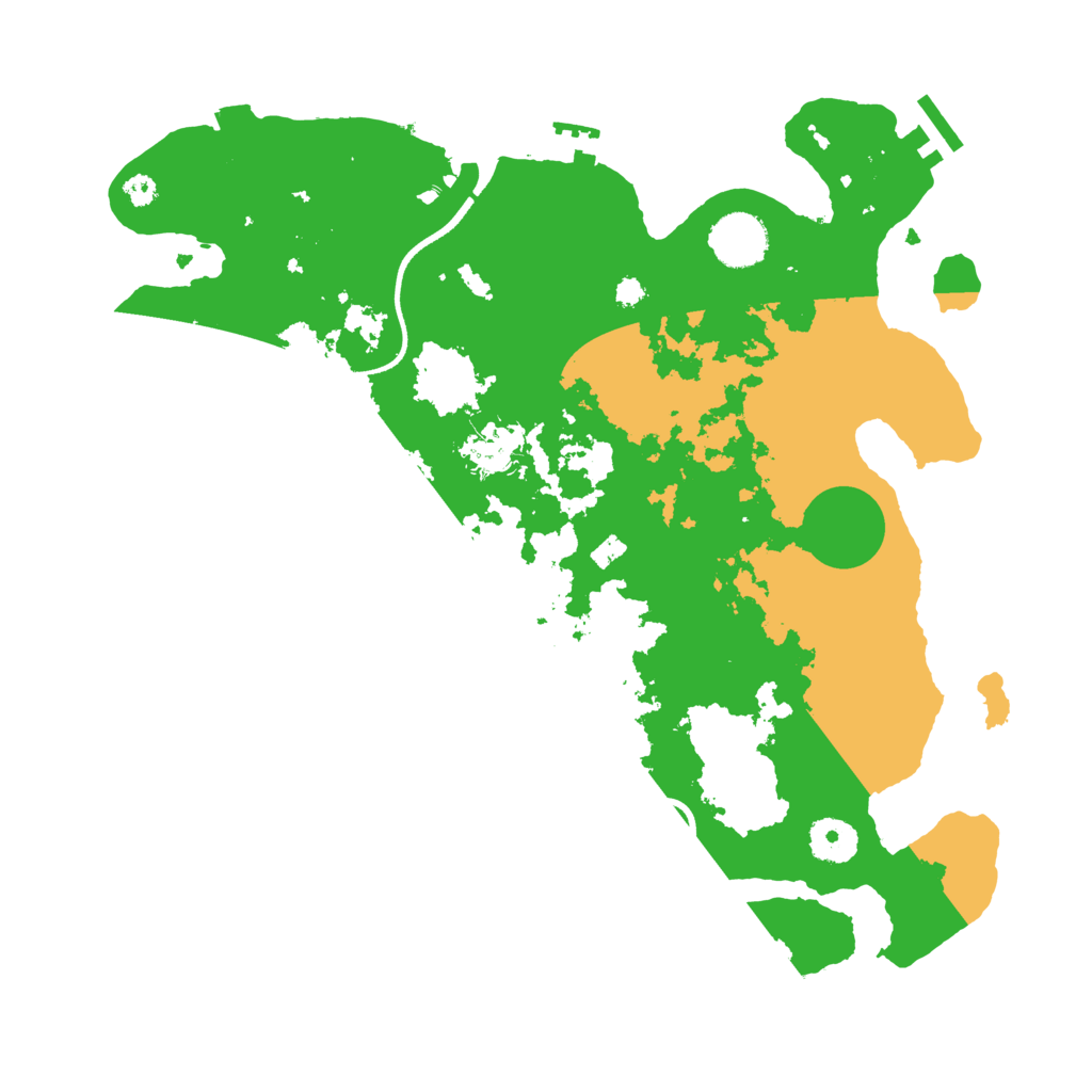 Biome Rust Map: Procedural Map, Size: 3500, Seed: 1906208028