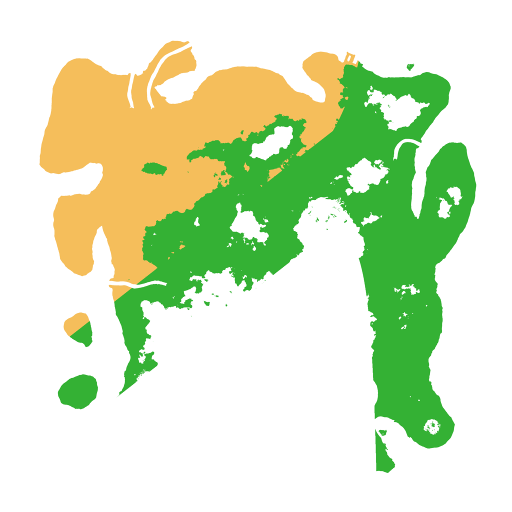 Biome Rust Map: Procedural Map, Size: 3500, Seed: 1844153021