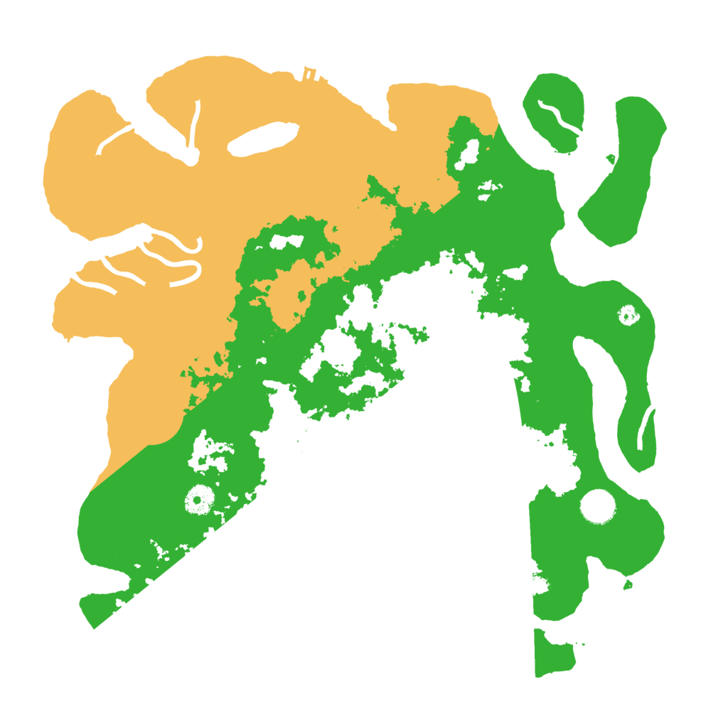 Biome Rust Map: Procedural Map, Size: 3700, Seed: 916549063