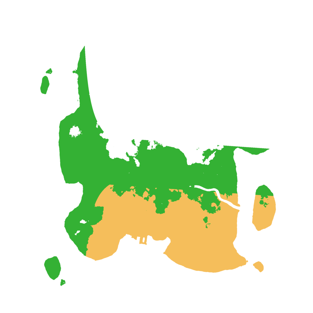 Biome Rust Map: Procedural Map, Size: 2600, Seed: 673498699