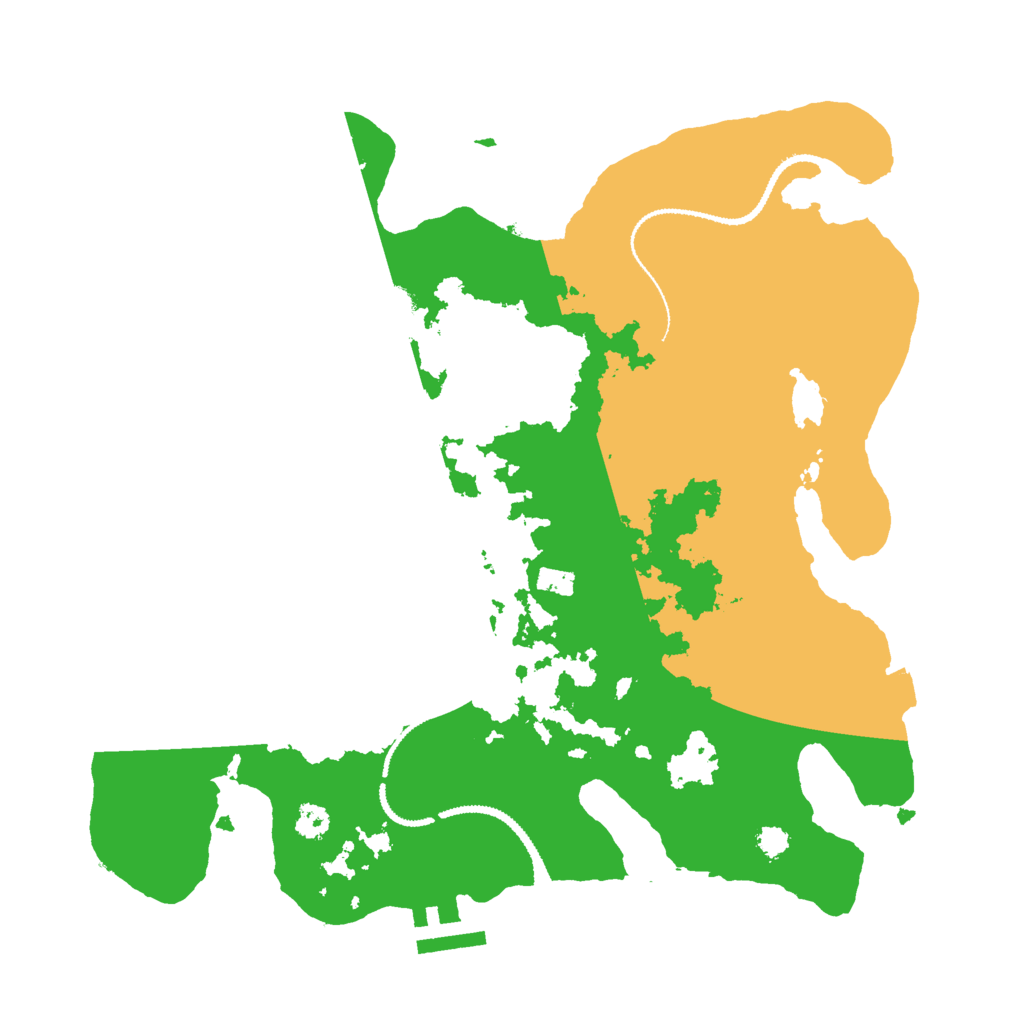 Biome Rust Map: Procedural Map, Size: 3000, Seed: 24558