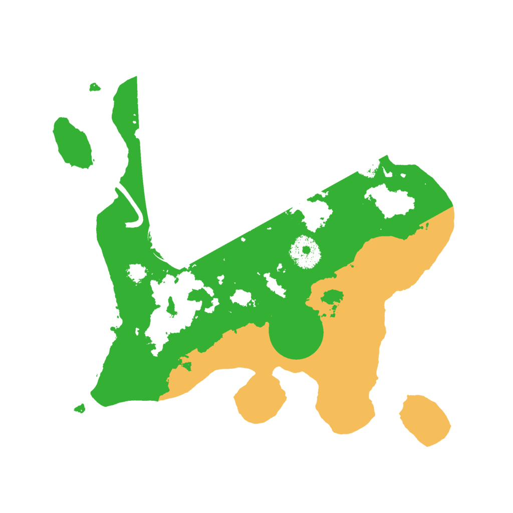 Biome Rust Map: Procedural Map, Size: 2500, Seed: 2054879