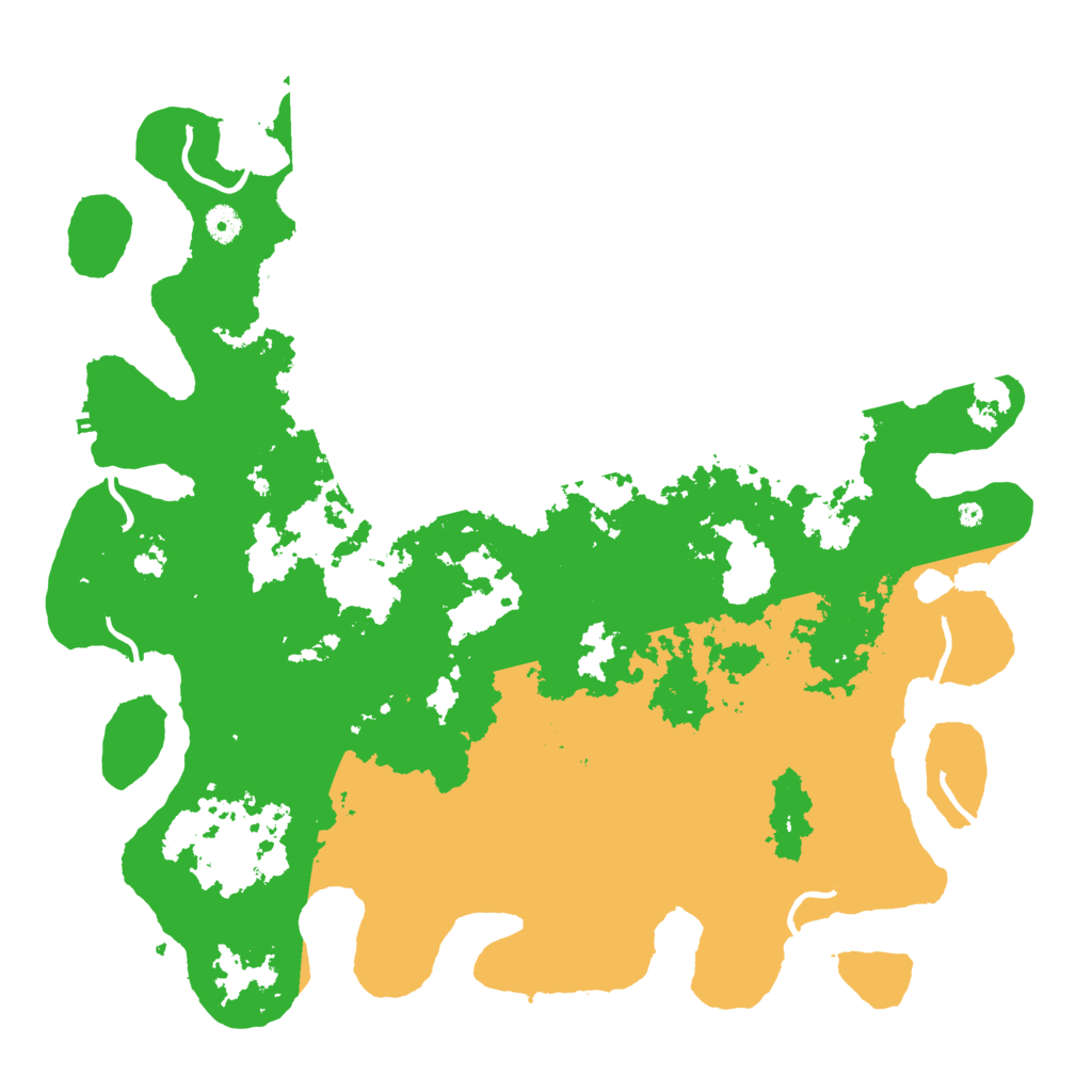 Biome Rust Map: Procedural Map, Size: 4566, Seed: 1