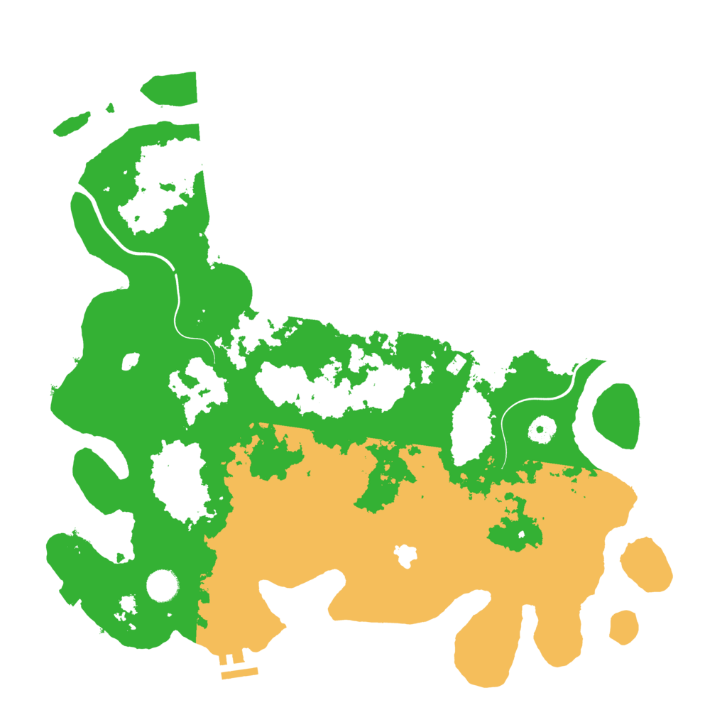 Biome Rust Map: Procedural Map, Size: 4000, Seed: 808609