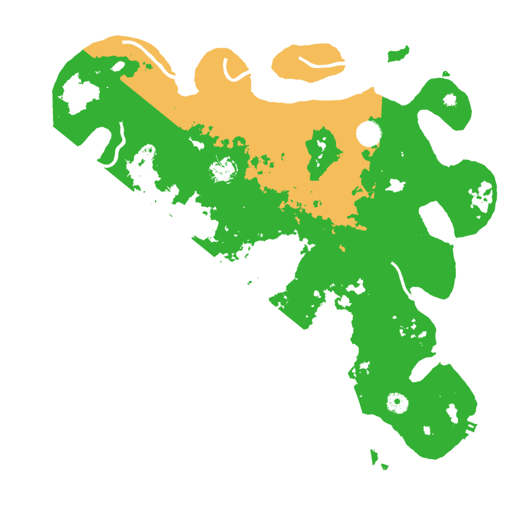 Biome Rust Map: Procedural Map, Size: 3700, Seed: 276354066