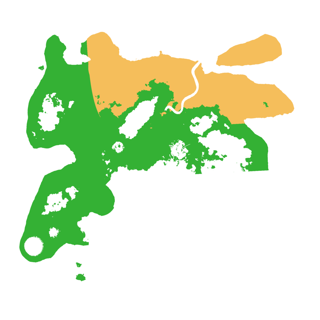 Biome Rust Map: Procedural Map, Size: 3000, Seed: 800199726