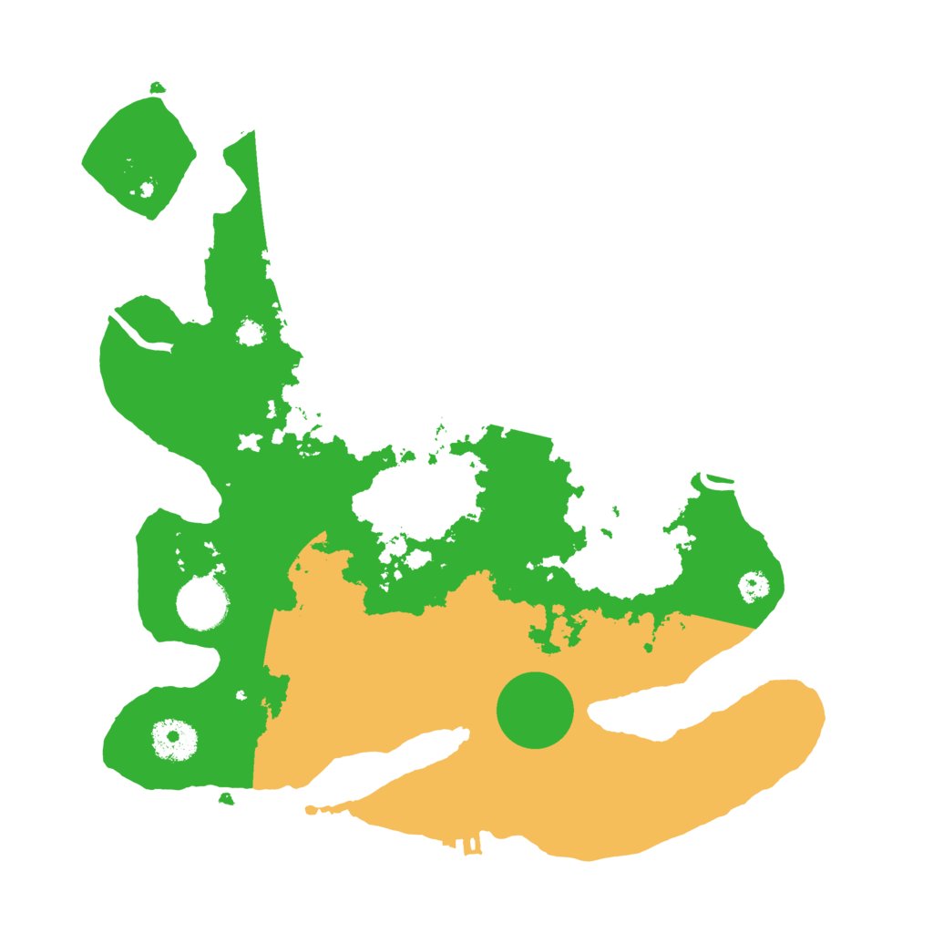 Biome Rust Map: Procedural Map, Size: 3200, Seed: 181763489