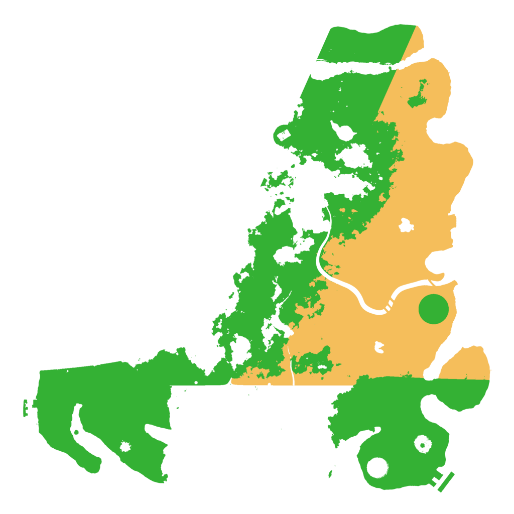 Biome Rust Map: Procedural Map, Size: 4500, Seed: 1472588307