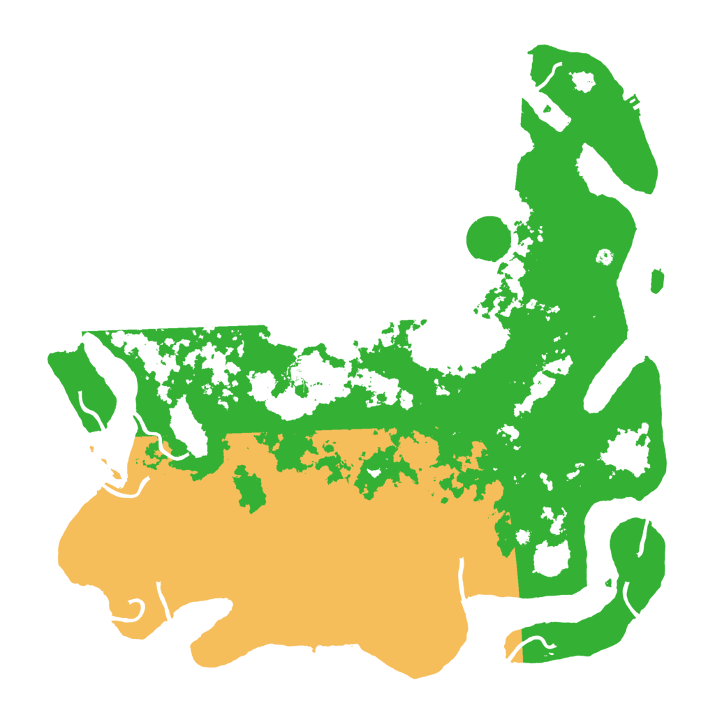 Biome Rust Map: Procedural Map, Size: 4500, Seed: 27293089