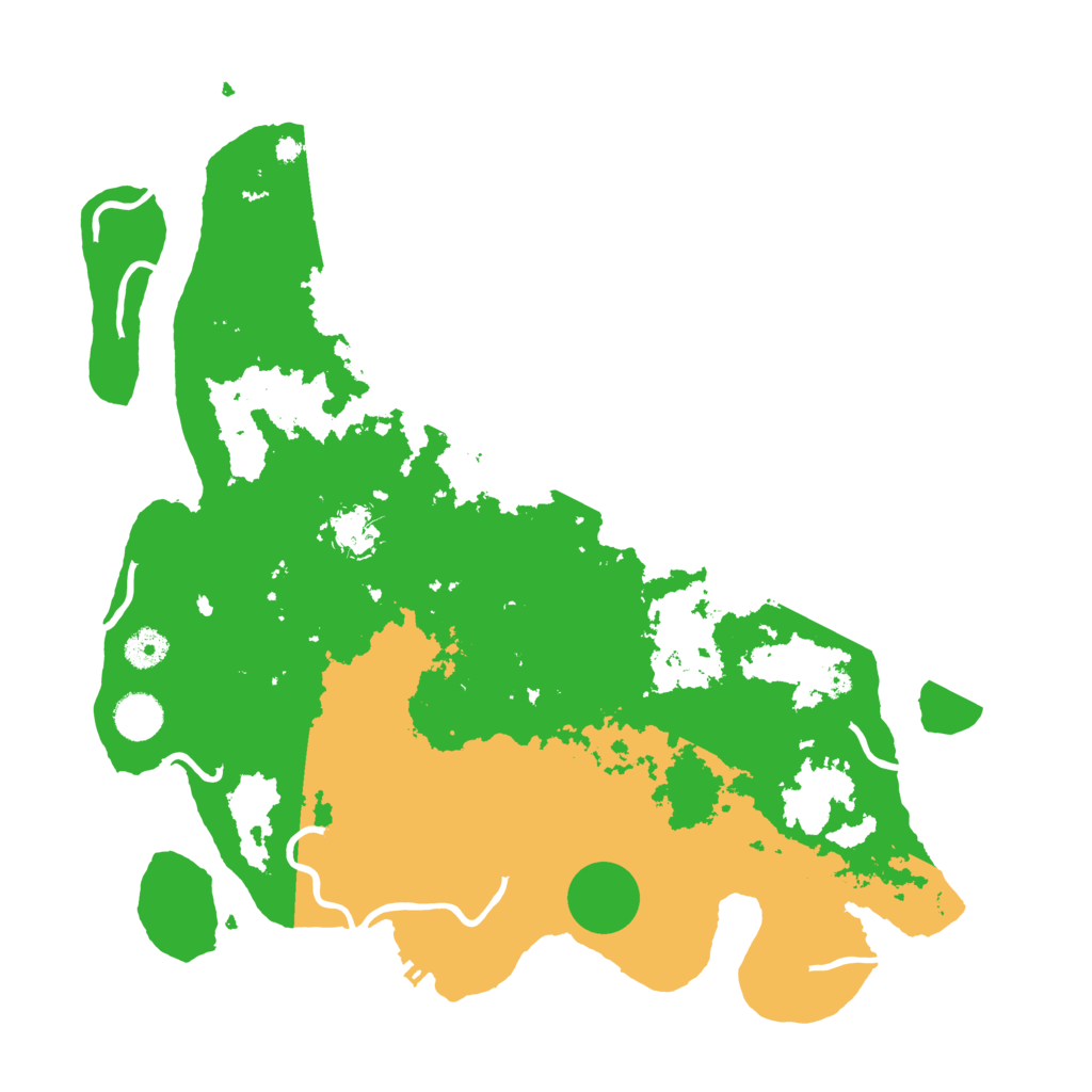 Biome Rust Map: Procedural Map, Size: 4000, Seed: 876943