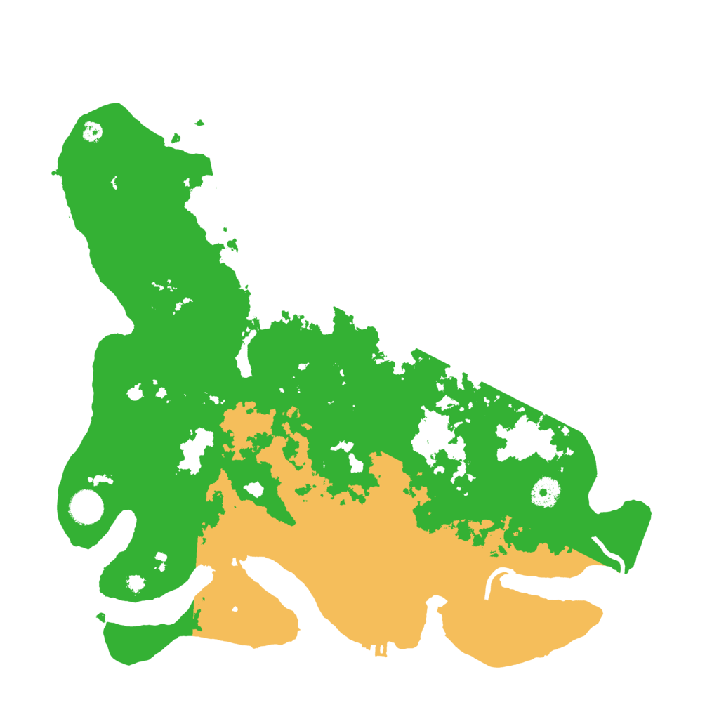 Biome Rust Map: Procedural Map, Size: 3700, Seed: 413088672