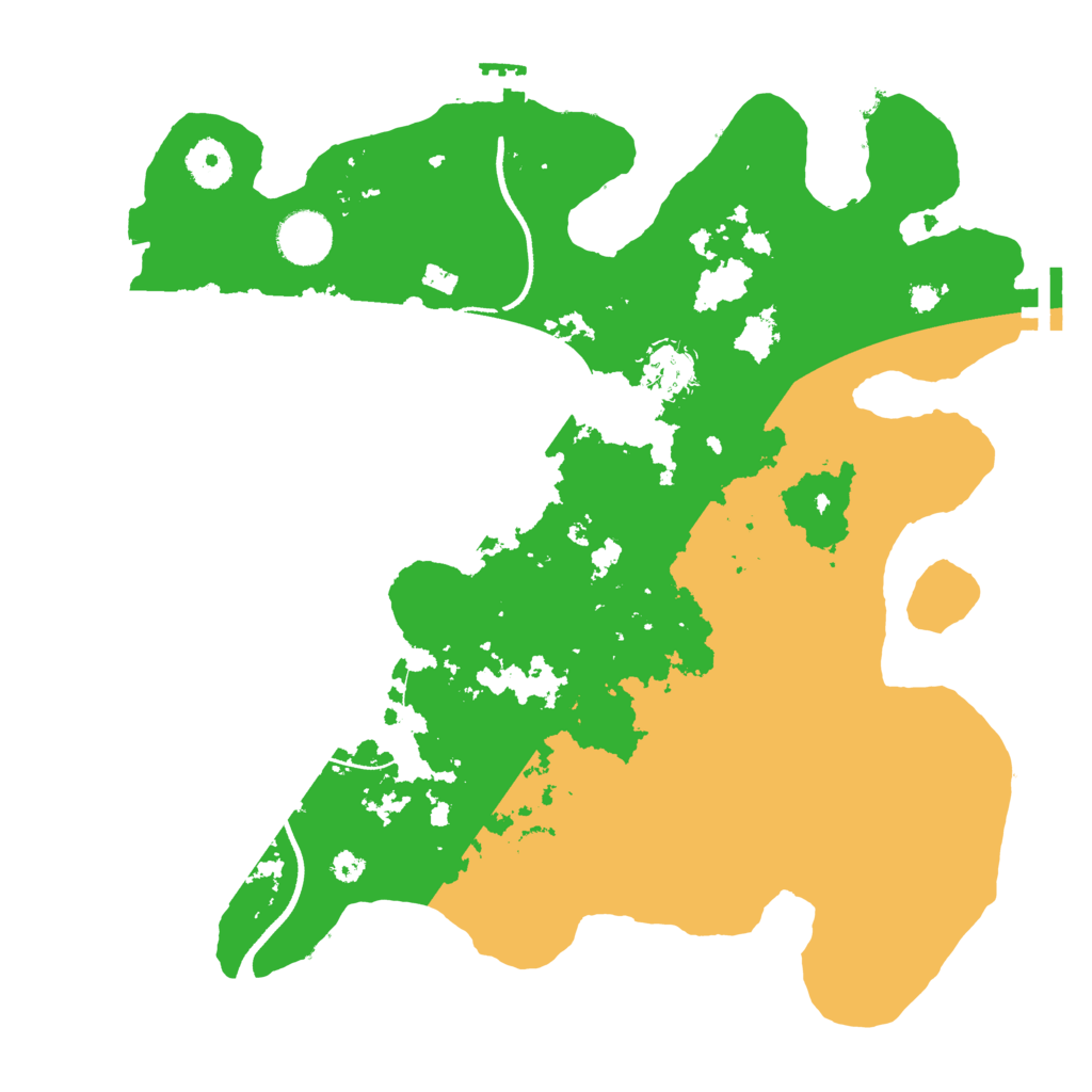 Biome Rust Map: Procedural Map, Size: 3500, Seed: 1738528728