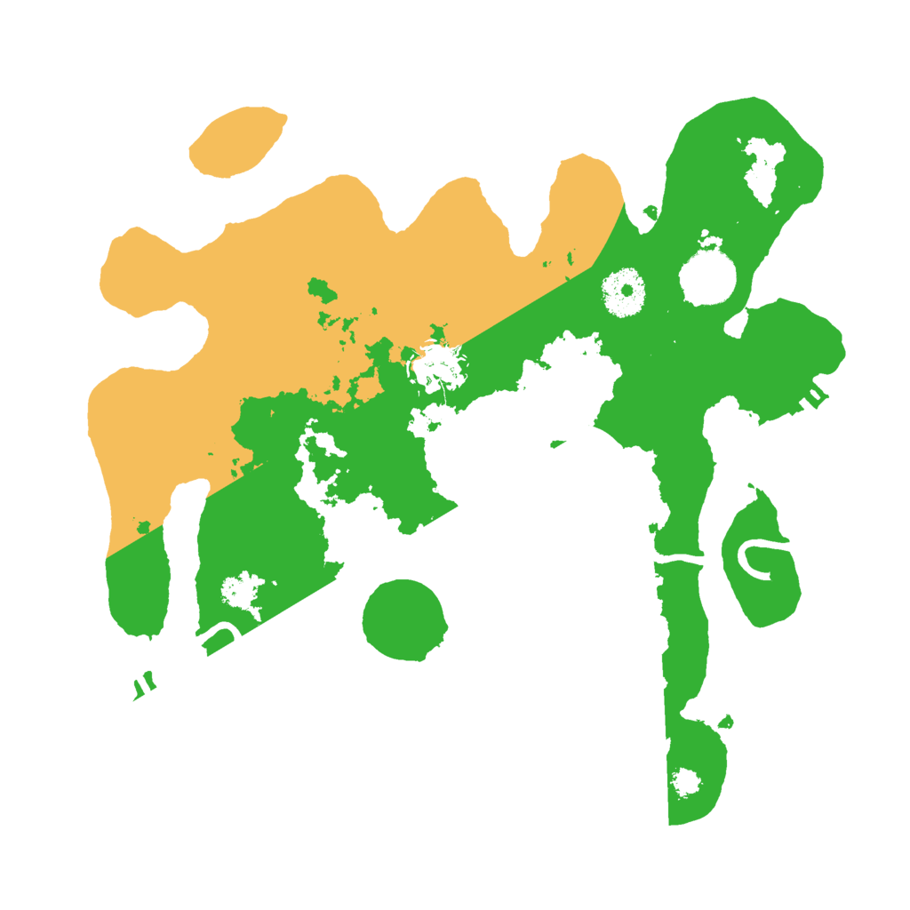Biome Rust Map: Procedural Map, Size: 3000, Seed: 10349