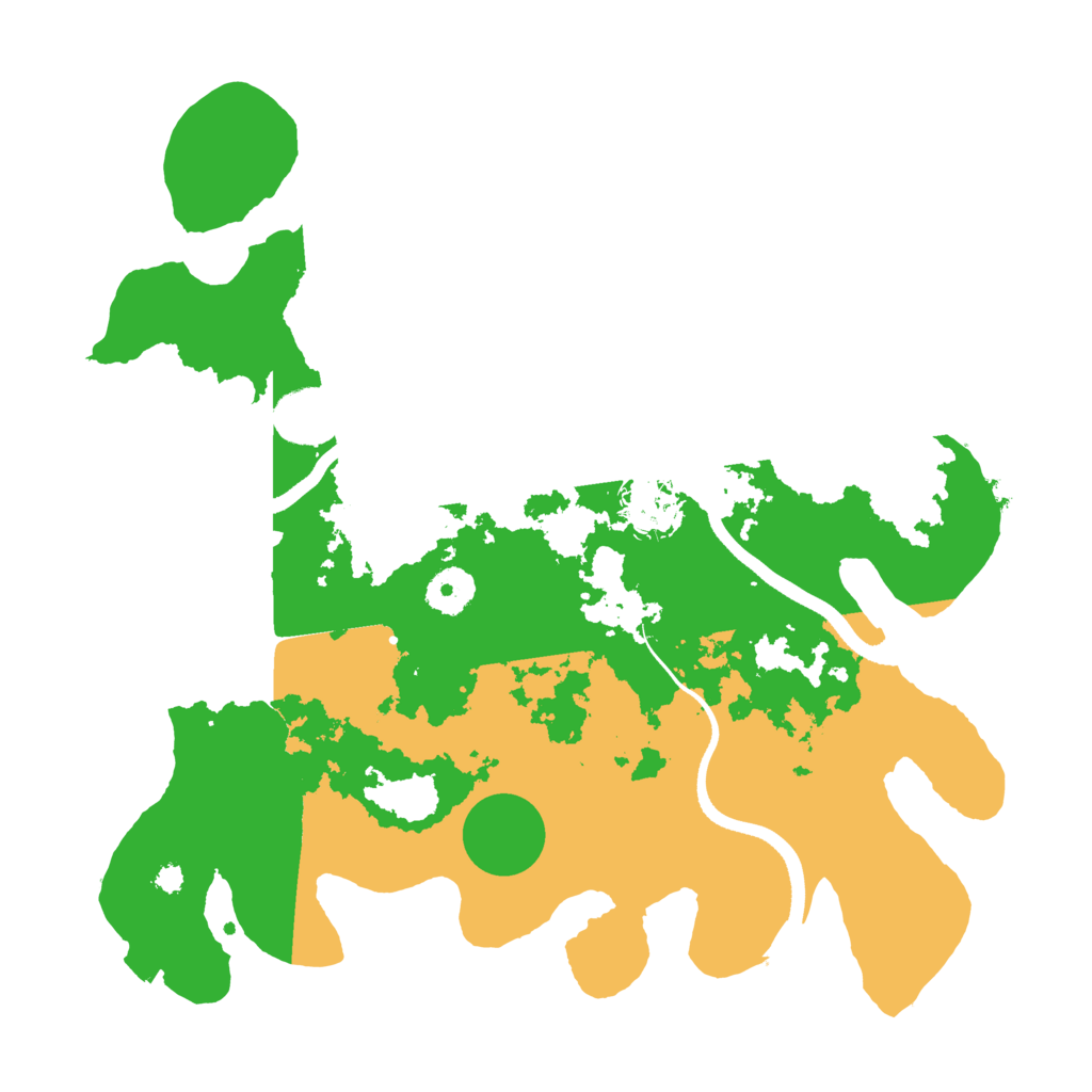 Biome Rust Map: Procedural Map, Size: 3500, Seed: 1389776727