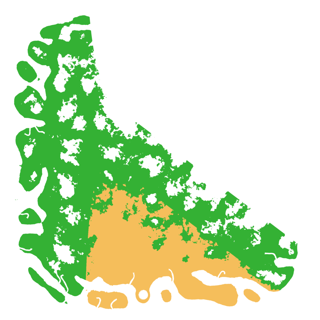 Biome Rust Map: Procedural Map, Size: 6000, Seed: 1375589