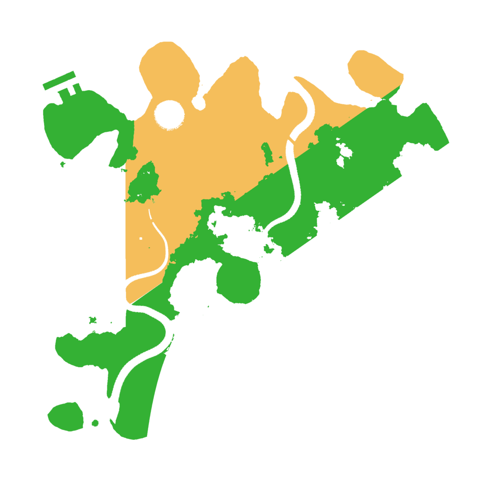 Biome Rust Map: Procedural Map, Size: 3000, Seed: 54678954