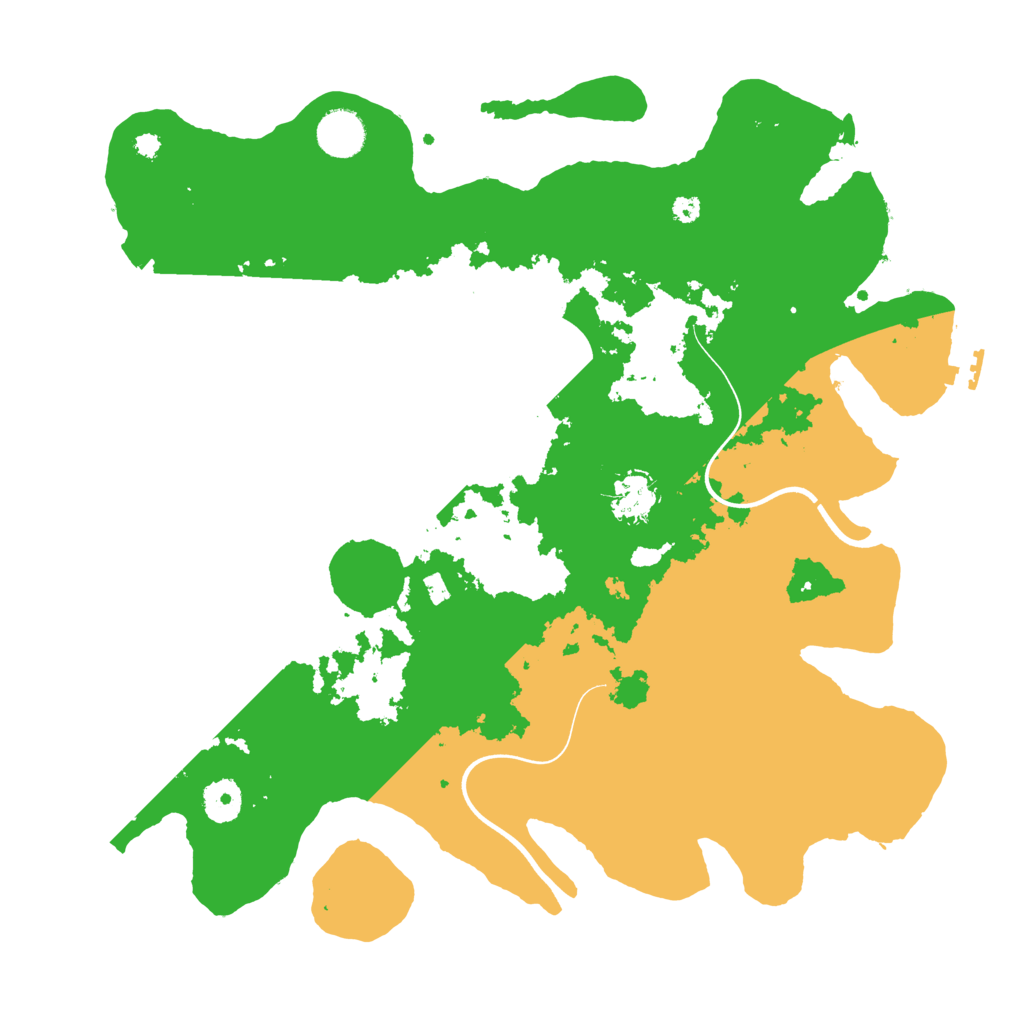 Biome Rust Map: Procedural Map, Size: 3750, Seed: 48775916