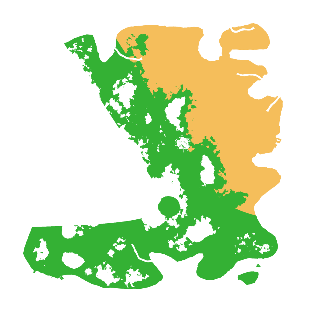 Biome Rust Map: Procedural Map, Size: 4000, Seed: 21337