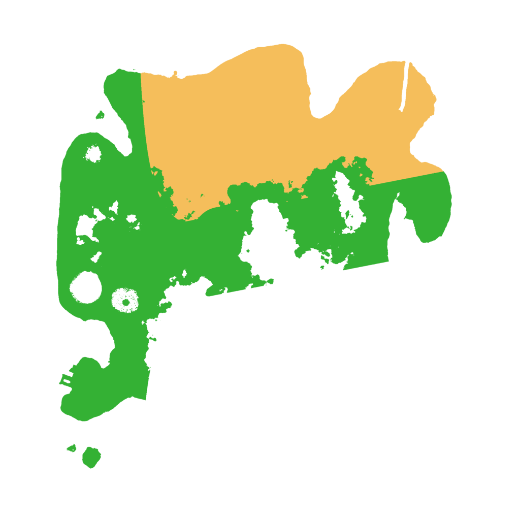 Biome Rust Map: Procedural Map, Size: 3000, Seed: 9775