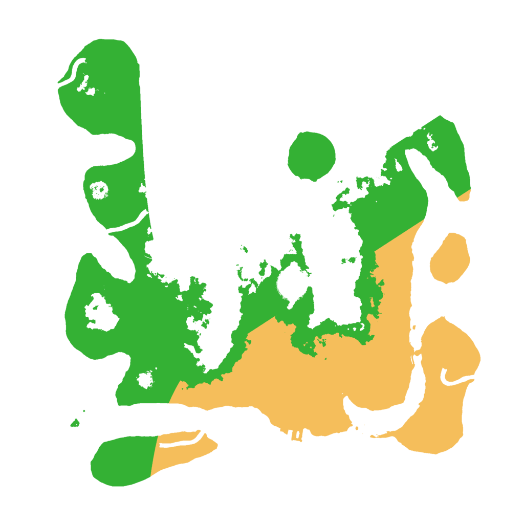 Biome Rust Map: Procedural Map, Size: 3000, Seed: 111894877
