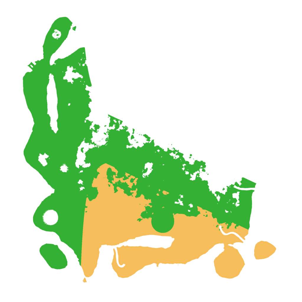 Biome Rust Map: Procedural Map, Size: 3500, Seed: 520238570