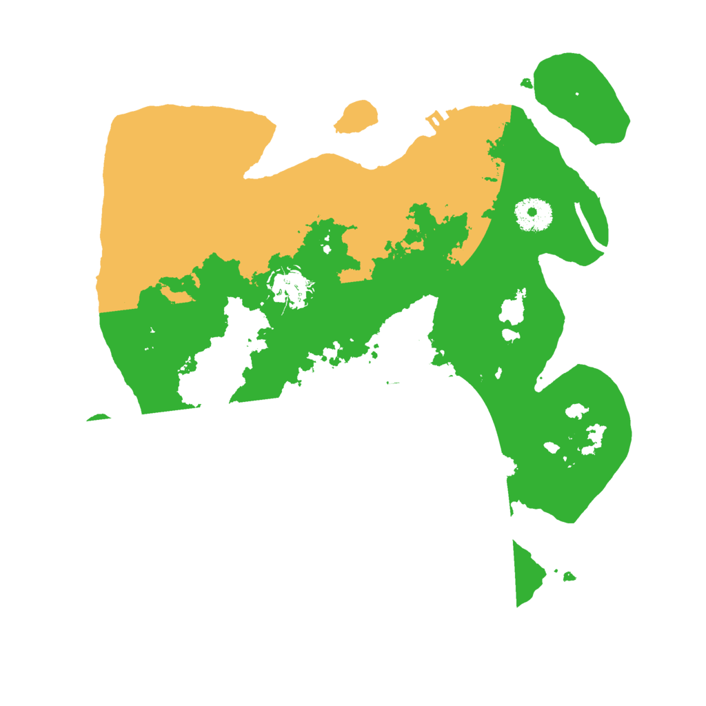 Biome Rust Map: Procedural Map, Size: 3000, Seed: 21869