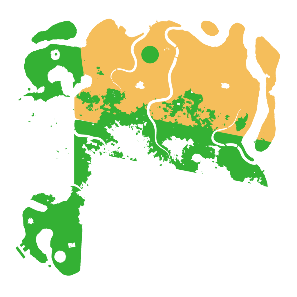 Biome Rust Map: Procedural Map, Size: 4500, Seed: 1396834781
