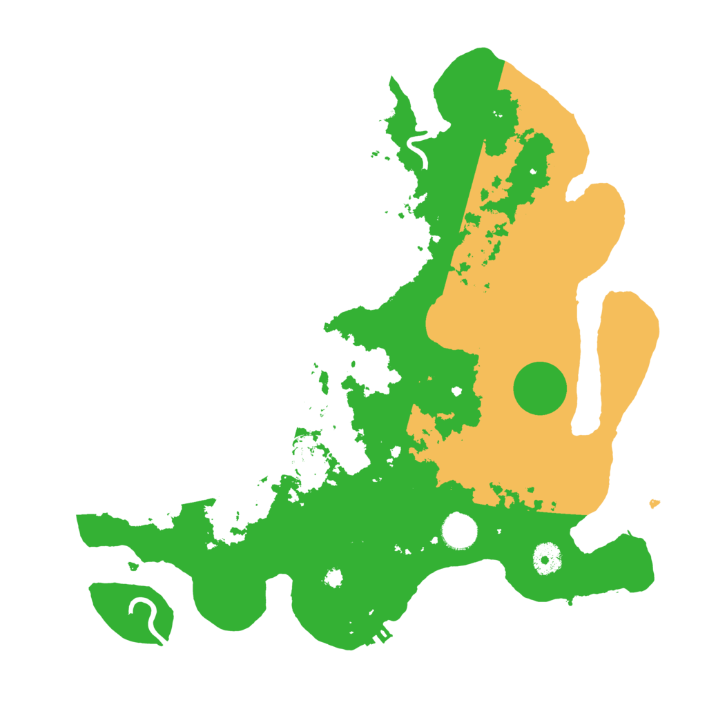 Biome Rust Map: Procedural Map, Size: 3500, Seed: 322268418