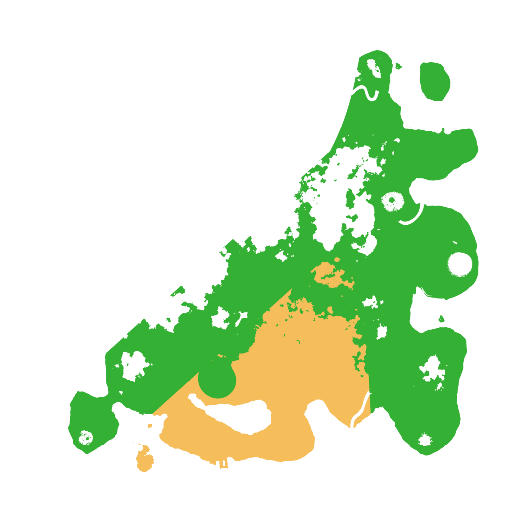 Biome Rust Map: Procedural Map, Size: 3700, Seed: 611896274