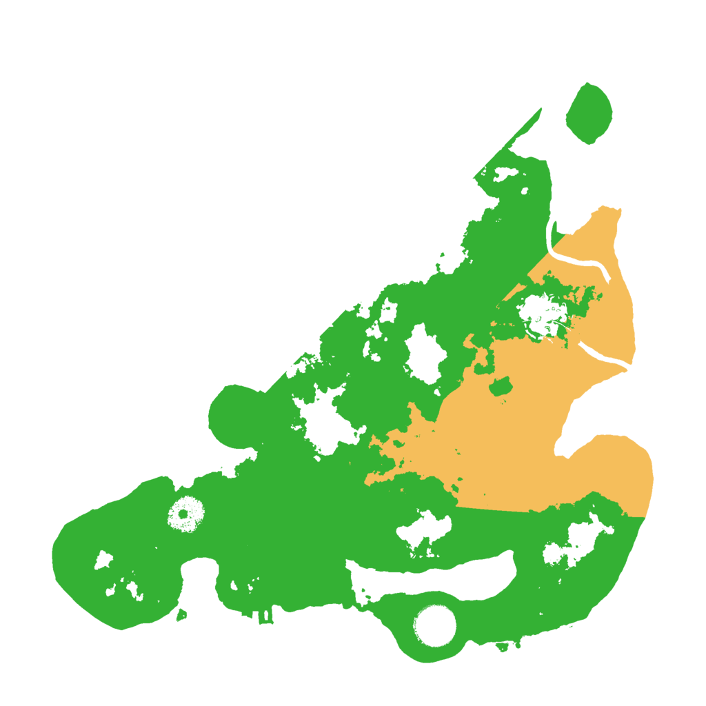 Biome Rust Map: Procedural Map, Size: 3000, Seed: 1233