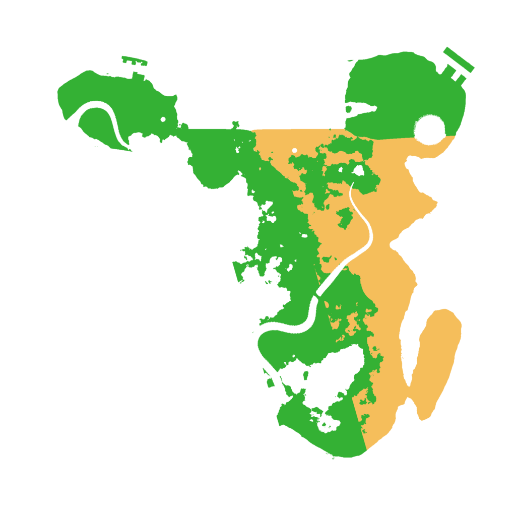 Biome Rust Map: Procedural Map, Size: 3000, Seed: 22854