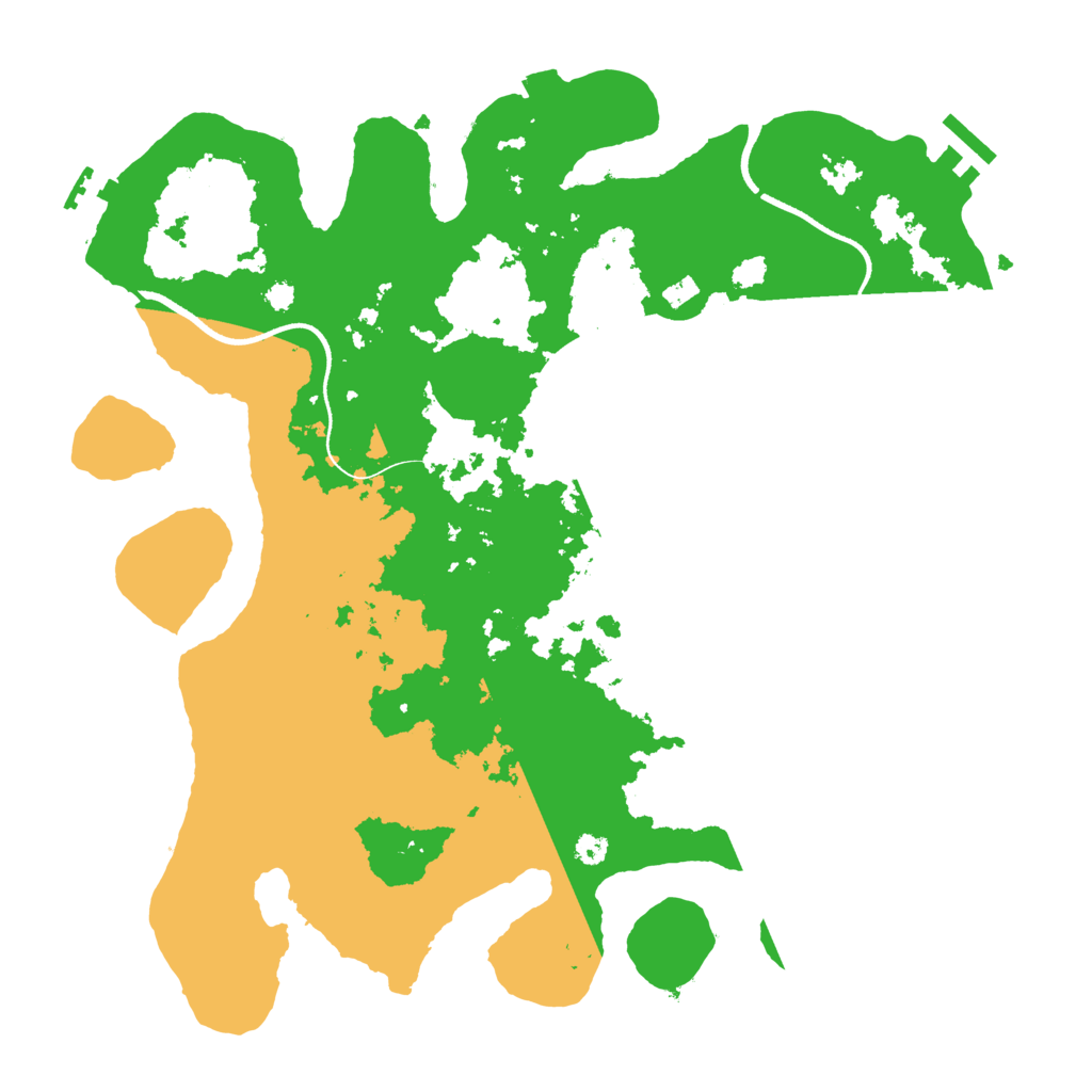Biome Rust Map: Procedural Map, Size: 3500, Seed: 1254235964