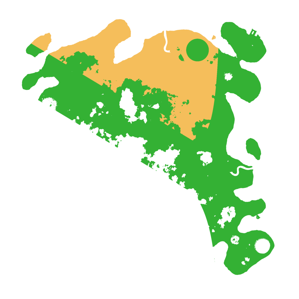Biome Rust Map: Procedural Map, Size: 3500, Seed: 1811628669