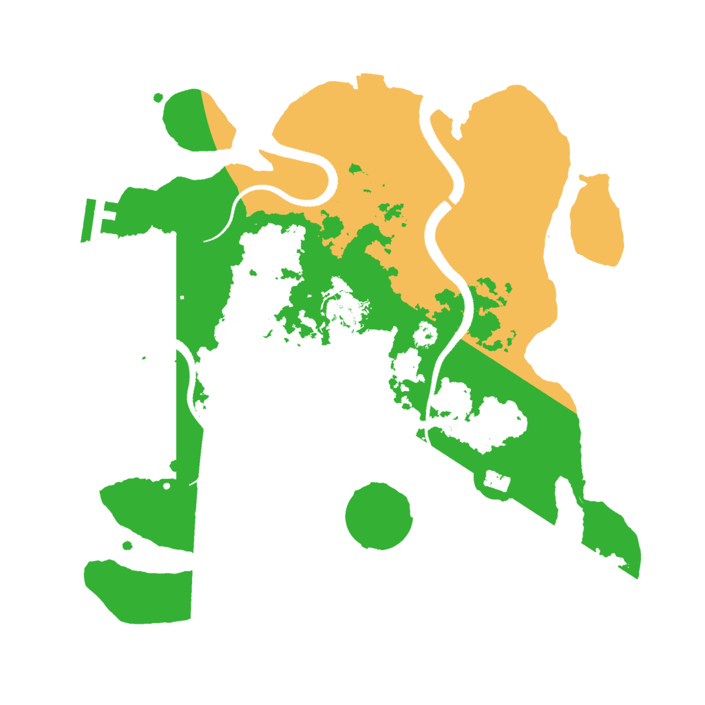 Biome Rust Map: Procedural Map, Size: 3000, Seed: 22341