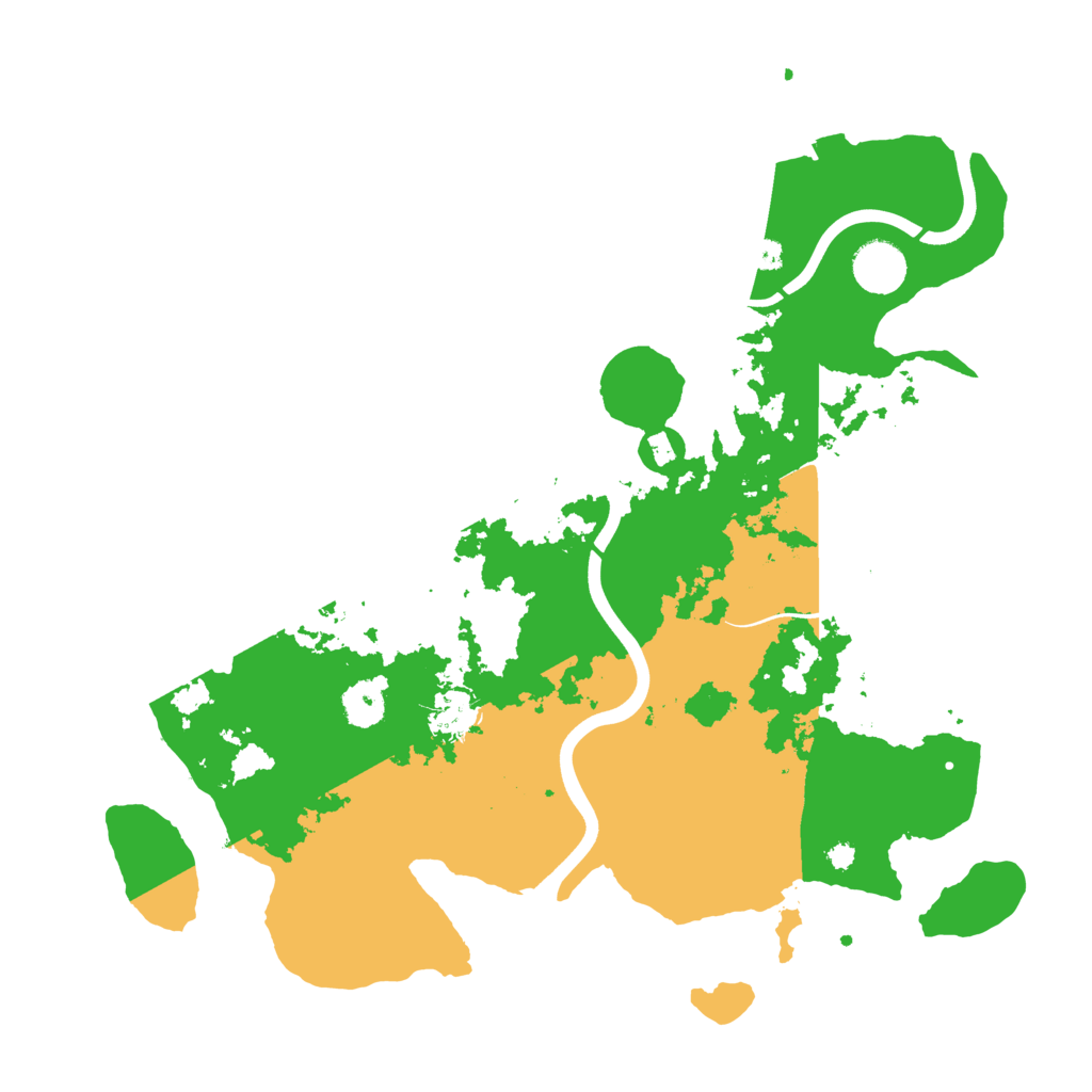 Biome Rust Map: Procedural Map, Size: 3750, Seed: 96543164