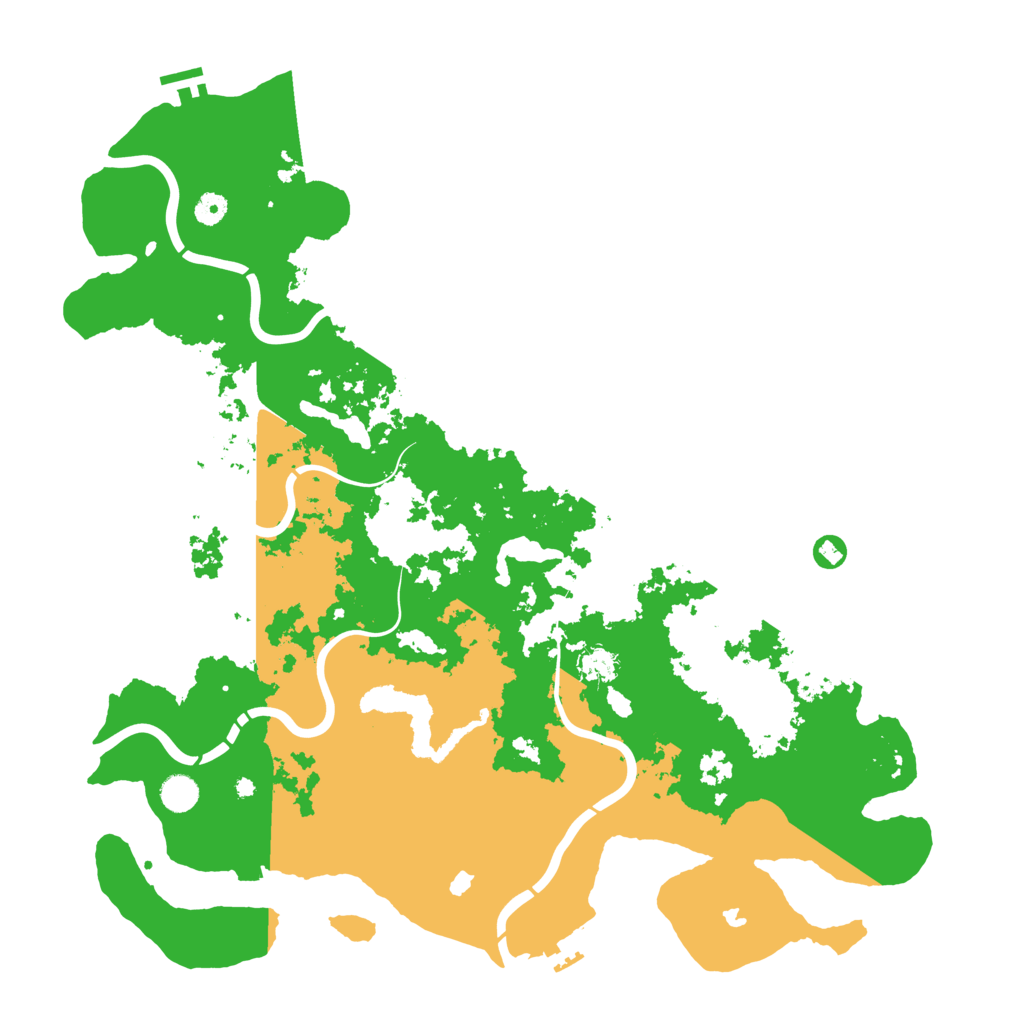 Biome Rust Map: Procedural Map, Size: 4800, Seed: 101319820