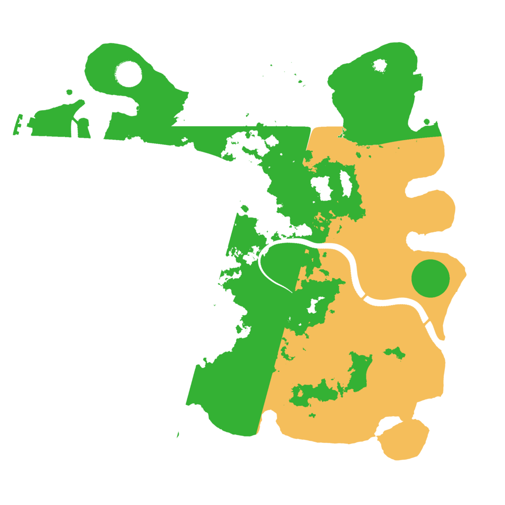 Biome Rust Map: Procedural Map, Size: 3500, Seed: 331446713