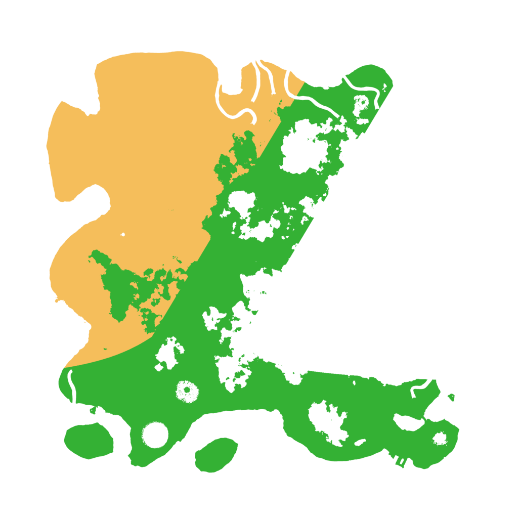 Biome Rust Map: Procedural Map, Size: 3500, Seed: 1334874743