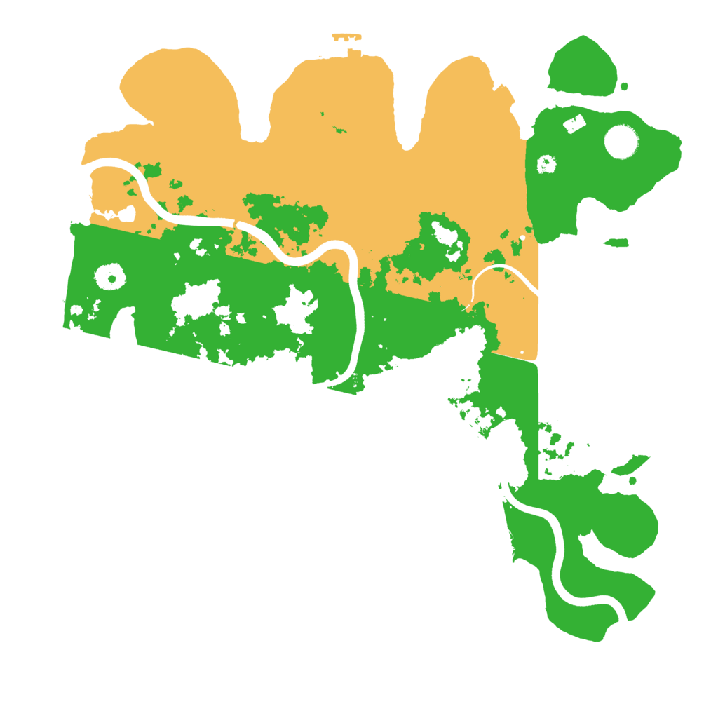 Biome Rust Map: Procedural Map, Size: 3750, Seed: 1174645087